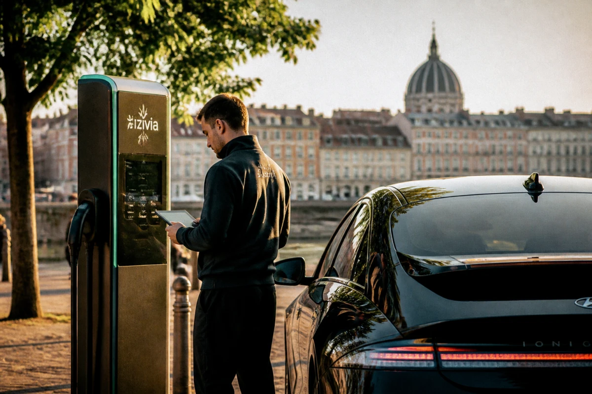 Borne de recharge voiture électrique Saint-Nazaire