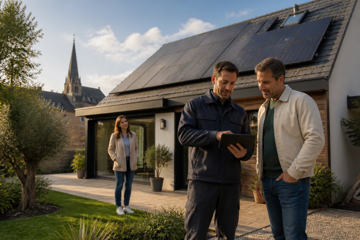 Devis installation panneaux solaires maison Clisson