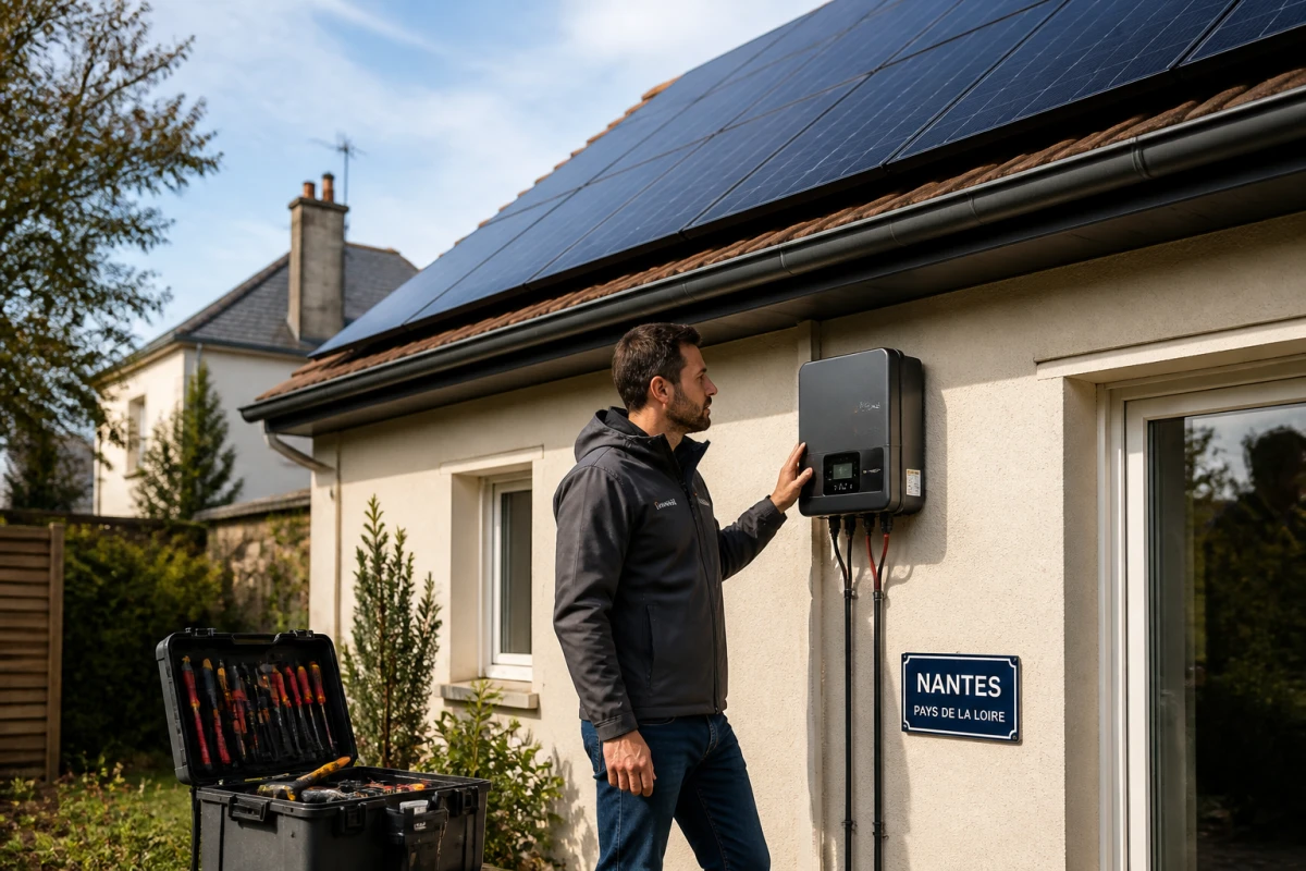 Économies électricité panneaux photovoltaïques maison Clisson