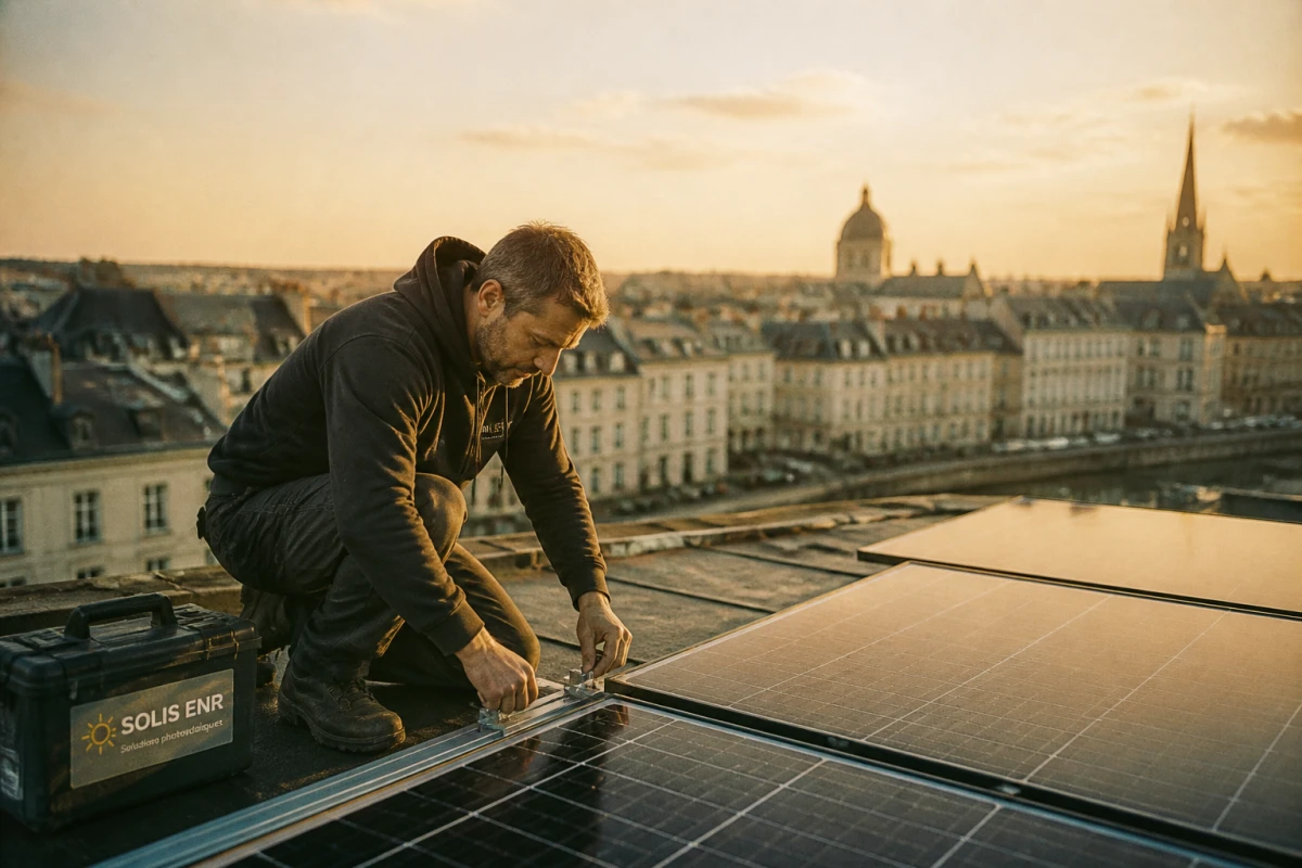 Installation panneaux solaires Vertou