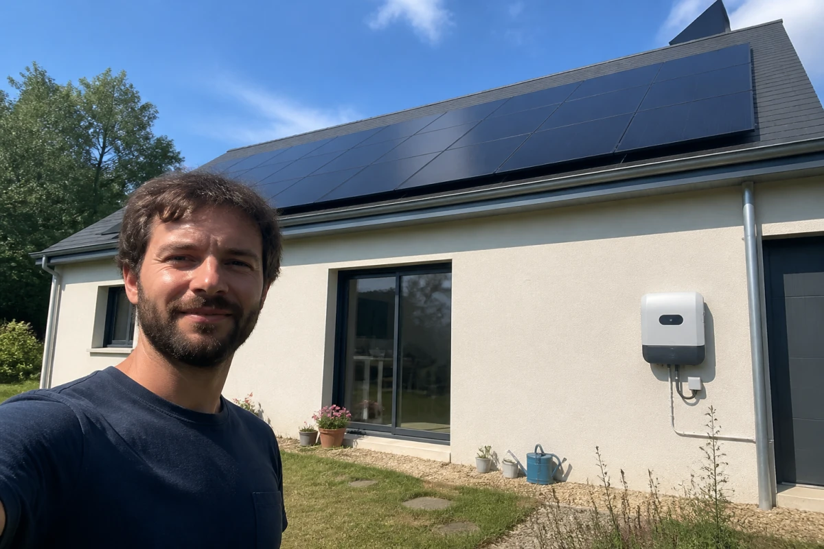 Kit autoconsommation solaire maison individuelle Rezé