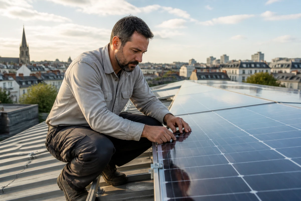 Technicien installation panneaux solaires certifié Orvault